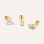 Piercing Orecchio Diamade Glam Oro Giallo Diamante Lab-Grown