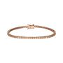 Bracciale Tennis Silver Rainbow Argento Rosa Cubic Zirconia