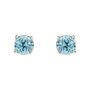 Orecchini Lobo Punto Luce Silver Rainbow Argento Rodiato Cubic Zirconia