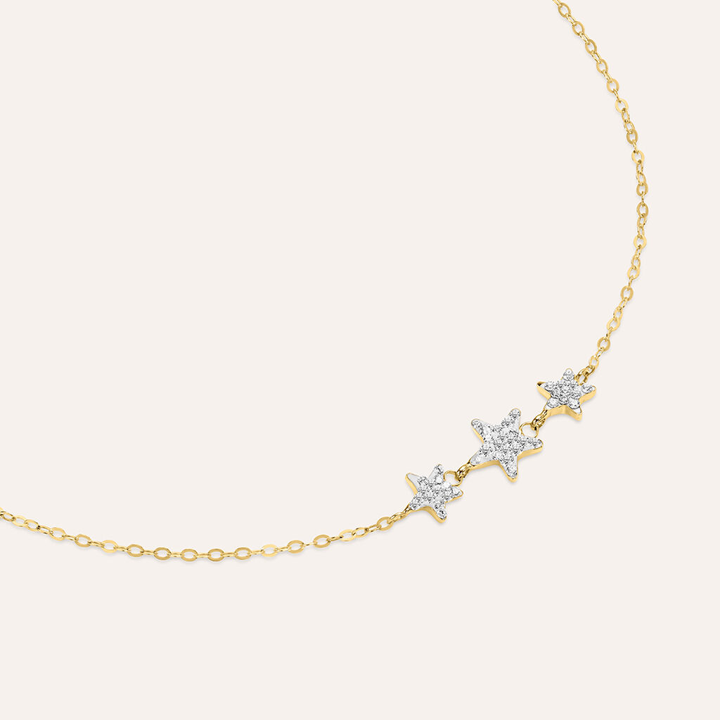 Bracciale Christelle Oro Giallo Cristallo