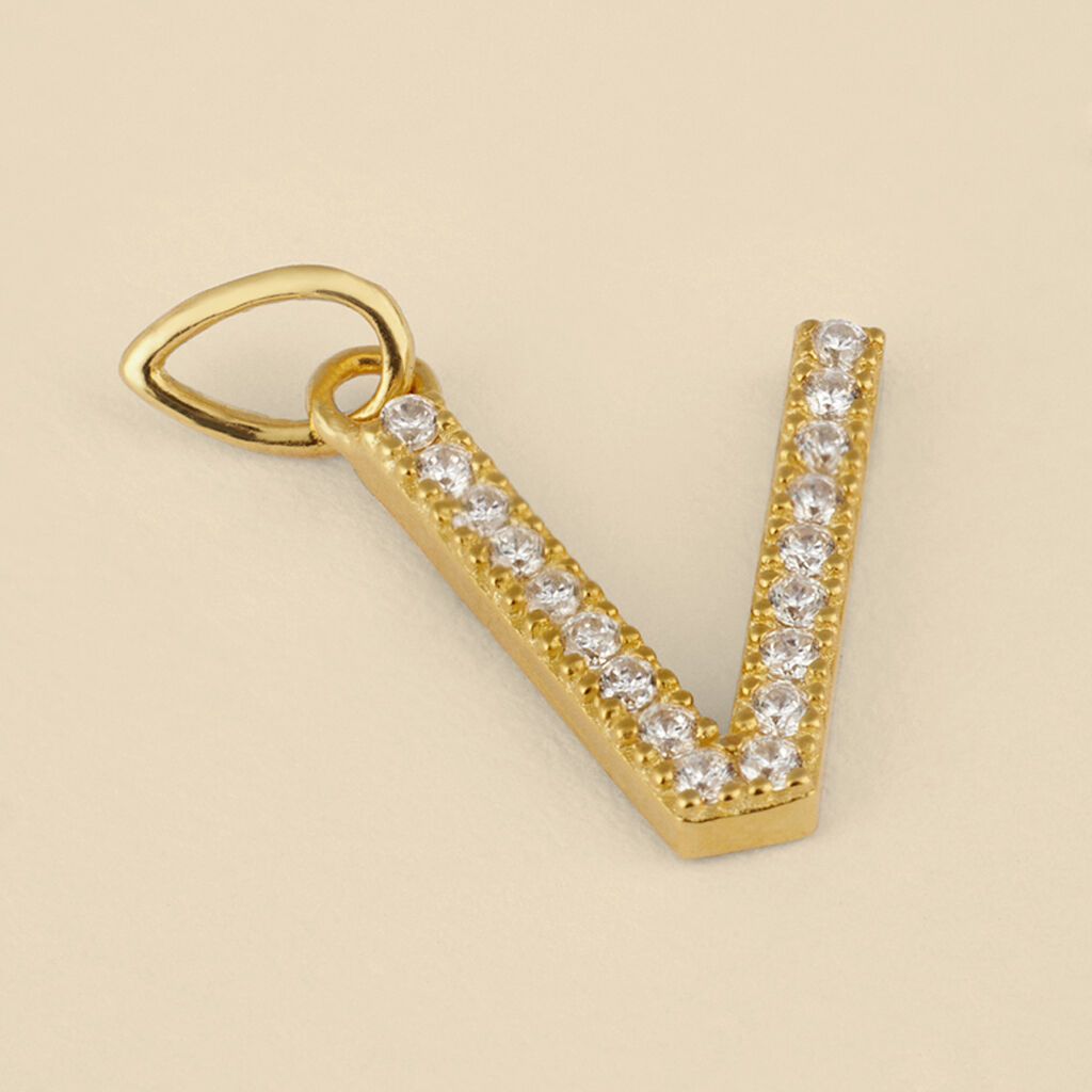 Pendente Poème Oro Giallo Cubic Zirconia - Ciondoli Donna | Stroili