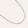 Collana Tennis Diamade Oro Bianco Diamante Lab-Grown
