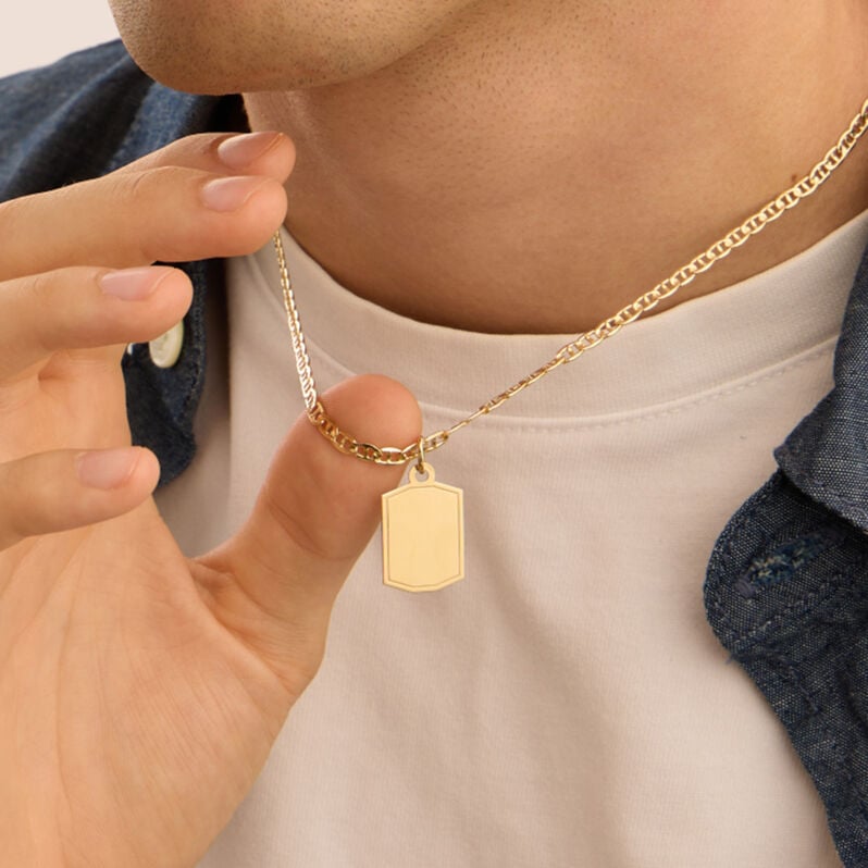 Pendente Oro Uomo Oro Giallo - Ciondoli con Incisione Uomo | Stroili