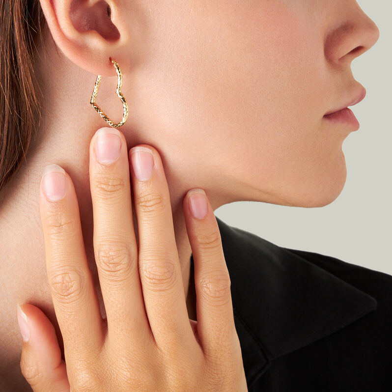 Orecchini A Cerchio Toujours Oro Giallo - Orecchini a Cerchio Donna | Stroili