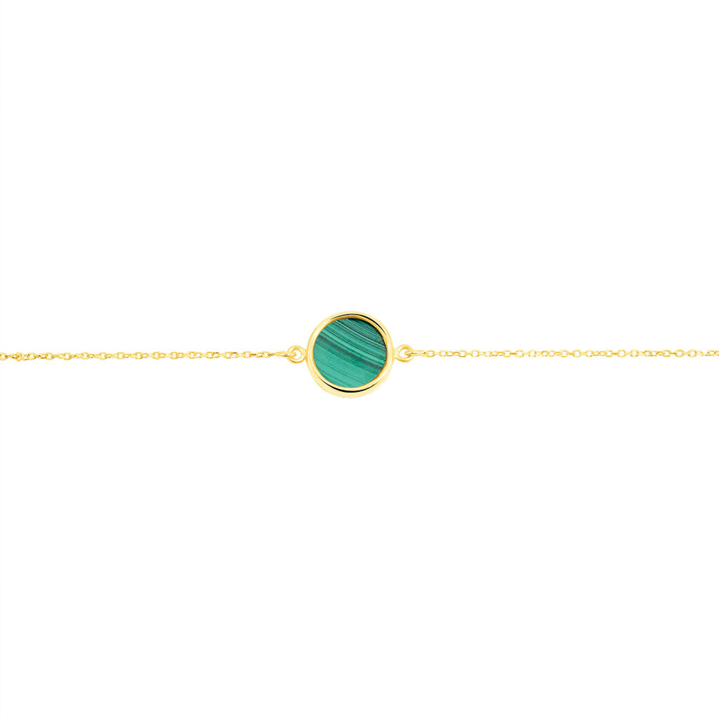 Bracciale Beverly Oro Giallo Malachite