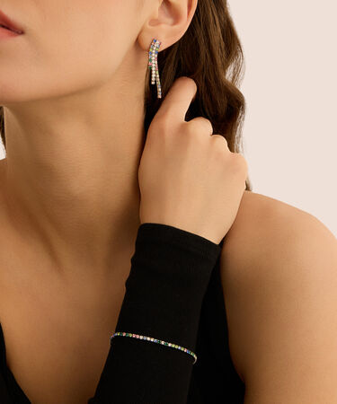 Bracciale Tennis Romantic Shine Metallo Cristallo