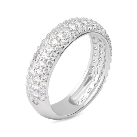 Anello Fascia Silver Shine Argento Rodiato Cubic Zirconia - Anelli con Pietre Donna | Stroili