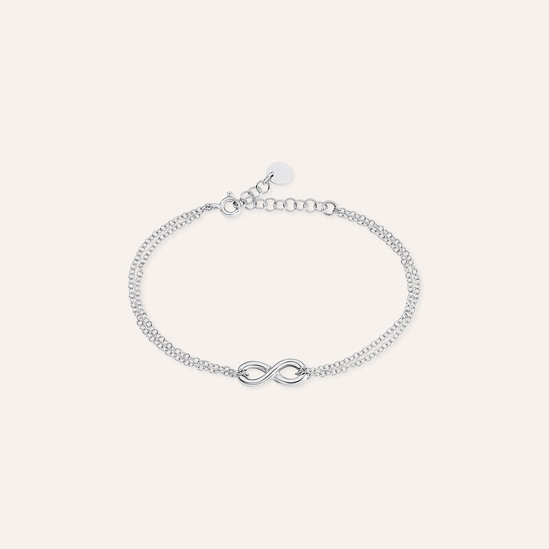Bracciale Silver Collection Argento Rodiato - Bracciali Love Donna | Stroili