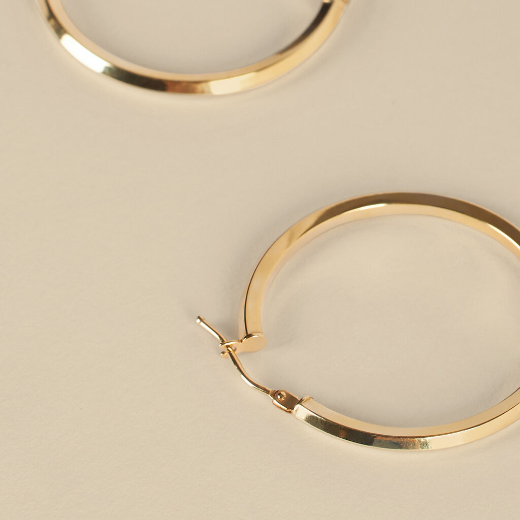 Orecchini A Cerchio Toujours Oro Giallo - Orecchini a Cerchio Donna | Stroili