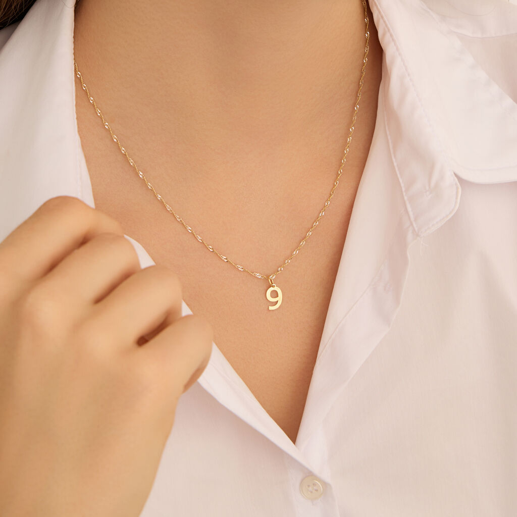 Pendente Poème Oro Giallo