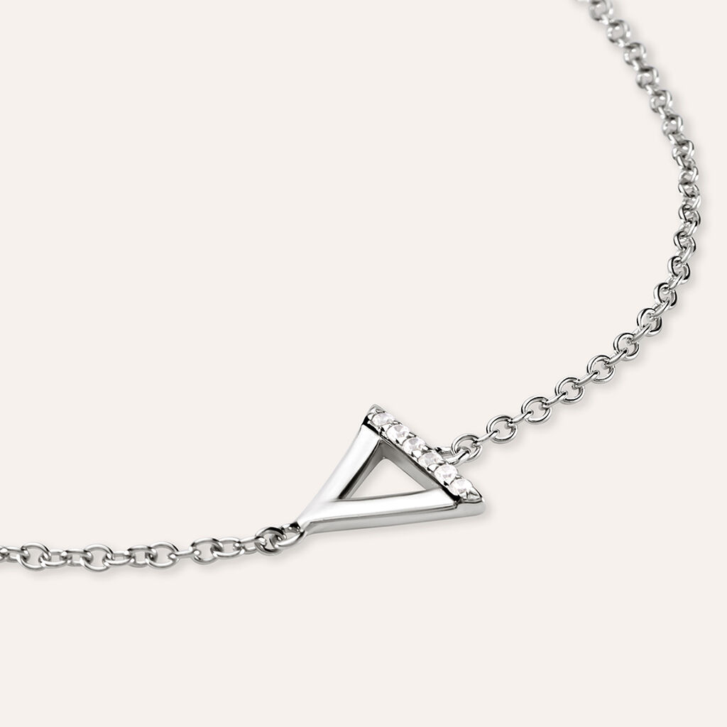 Bracciale Silver Shine Argento Rodiato Cubic Zirconia