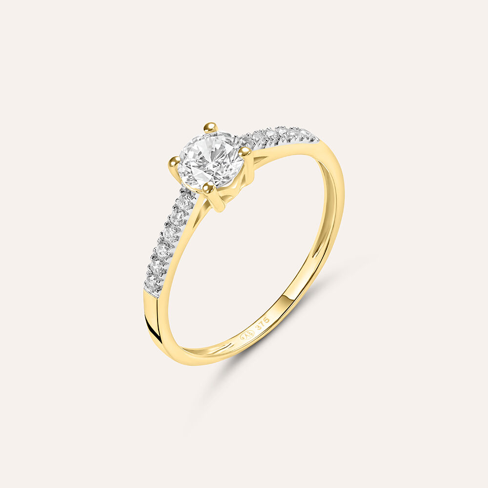 Anello stroili oro bianco zirconi store