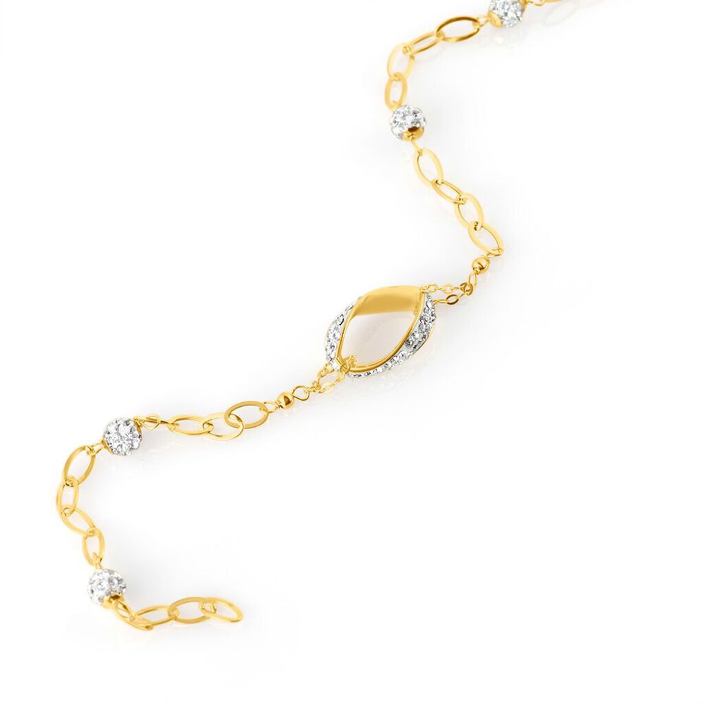 Bracciale Crystal Gold Oro Giallo Cristallo - Bracciali Donna | Stroili