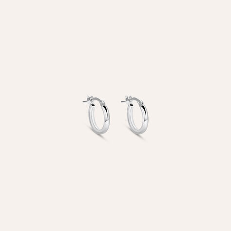 Orecchini A Cerchio Silver Collection Argento Rodiato - Orecchini a Cerchio Donna | Stroili