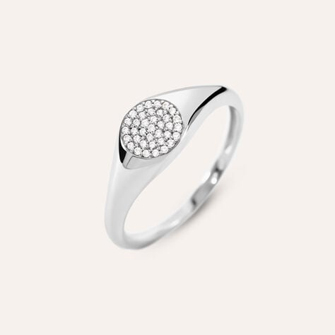 Anello Chevalier Silver Shine Argento Rodiato Cubic Zirconia - Anelli con Pietre Donna | Stroili