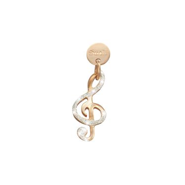 Pendente Love Beats Argento Rosa
