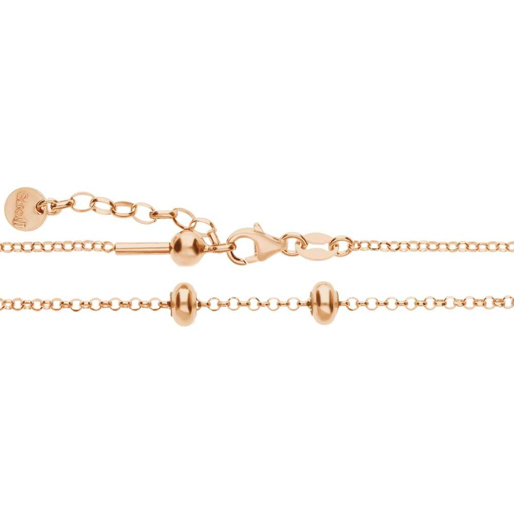 Catenina Love Beats Argento Rosa - Catenina Donna | Stroili