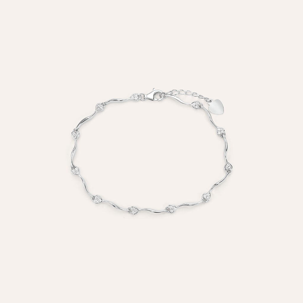 Bracciale Silver Elegance Argento Rodiato Cubic Zirconia
