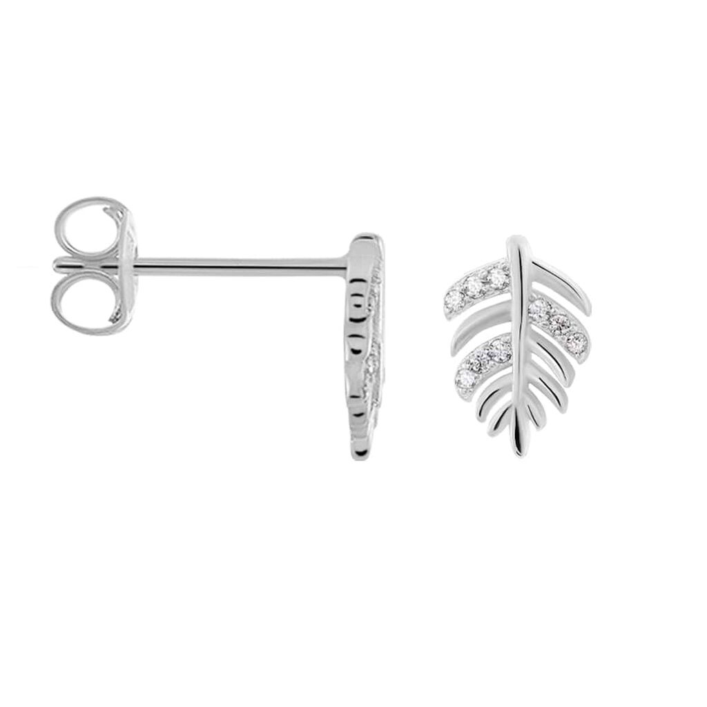 Orecchini Lobo Silver Moments Argento Rodiato Cubic Zirconia - Orecchini a Lobo Donna | Stroili