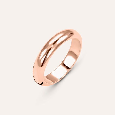 Fede Classica Leggera 4.5 mm Oro Rosa - Anelli con Incisione Unisex | Stroili