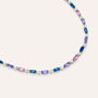 Bracciale Tennis Romantic Shine Ottone Bianco Cristallo