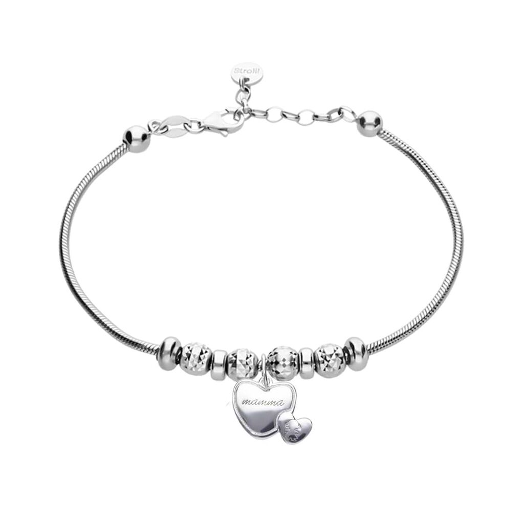 Pendente Love Beats Argento Rodiato