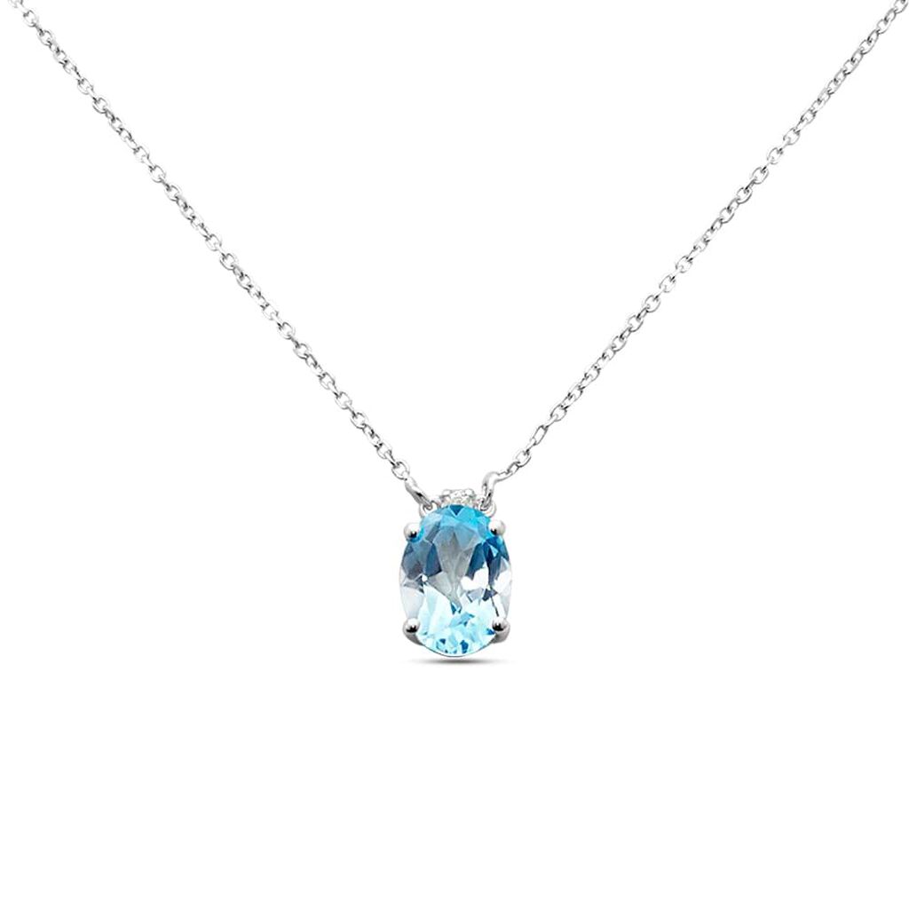 Collana Punto Luce Amélie Oro Bianco Topazio Cubic Zirconia - Collane Punto Luce Donna | Stroili