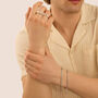 Bracciale Catena Gentleman Argento Rodiato