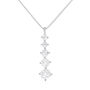 Collana Claire Oro Bianco Cubic Zirconia