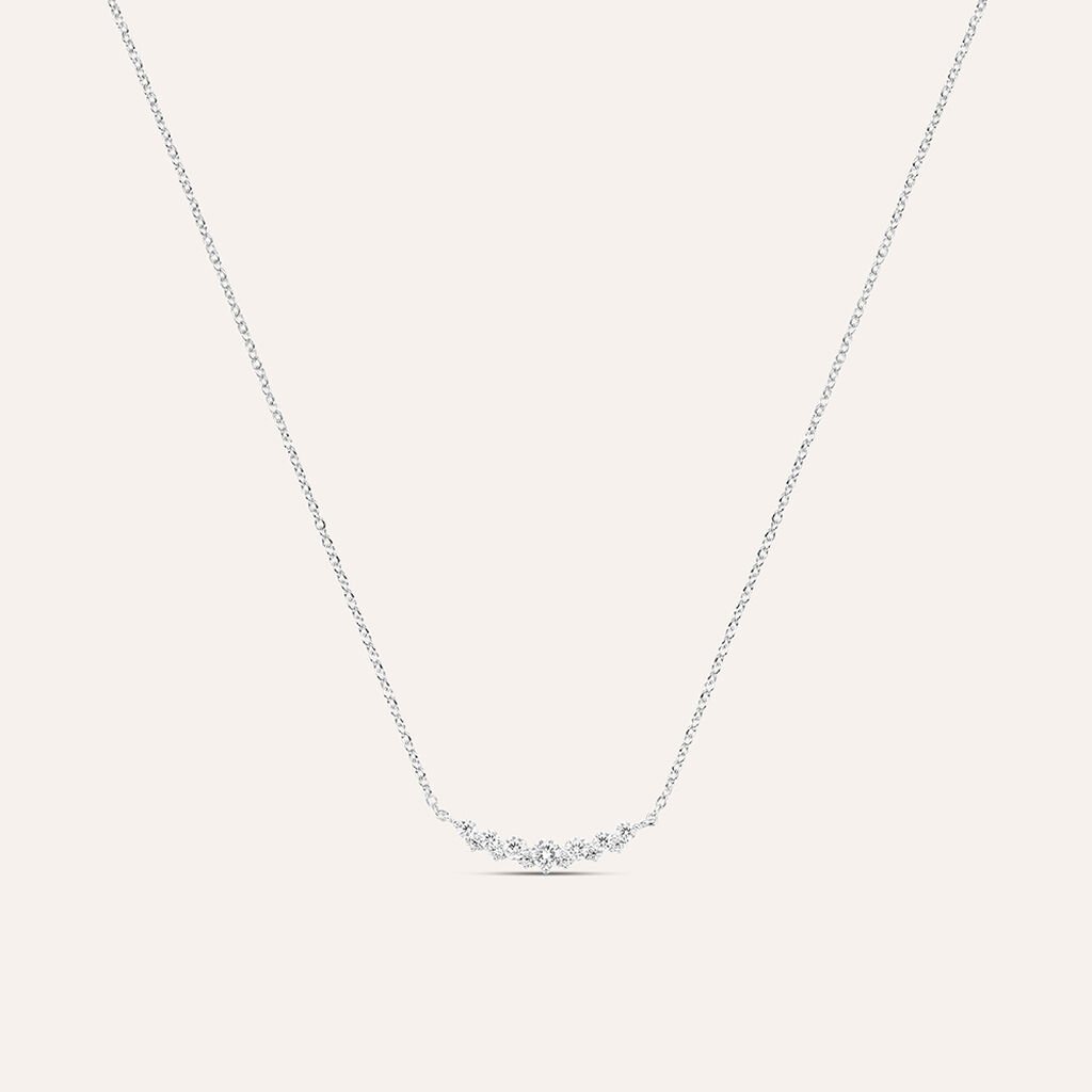 Collana Silver Elegance Argento Rodiato Cubic Zirconia