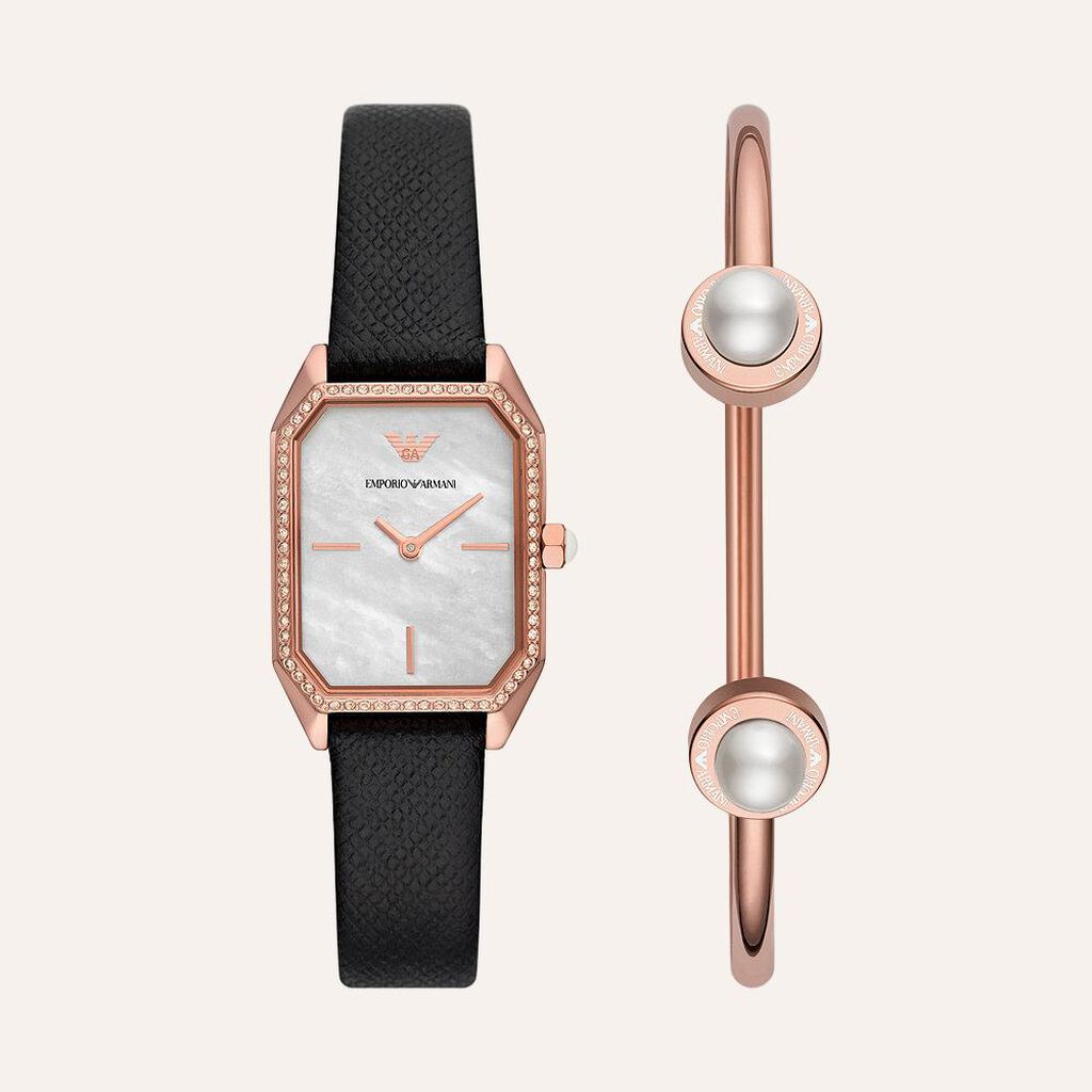 Combo Orologio Al Quarzo Emporio Armani Ar80068set