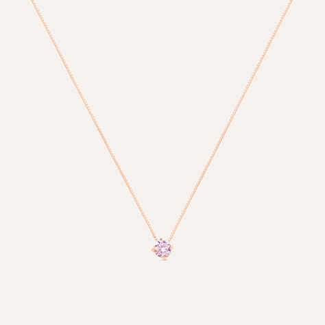 Collana Punto Luce Silver Rainbow Argento Rosa Cubic Zirconia - Gioielli Donna | Stroili
