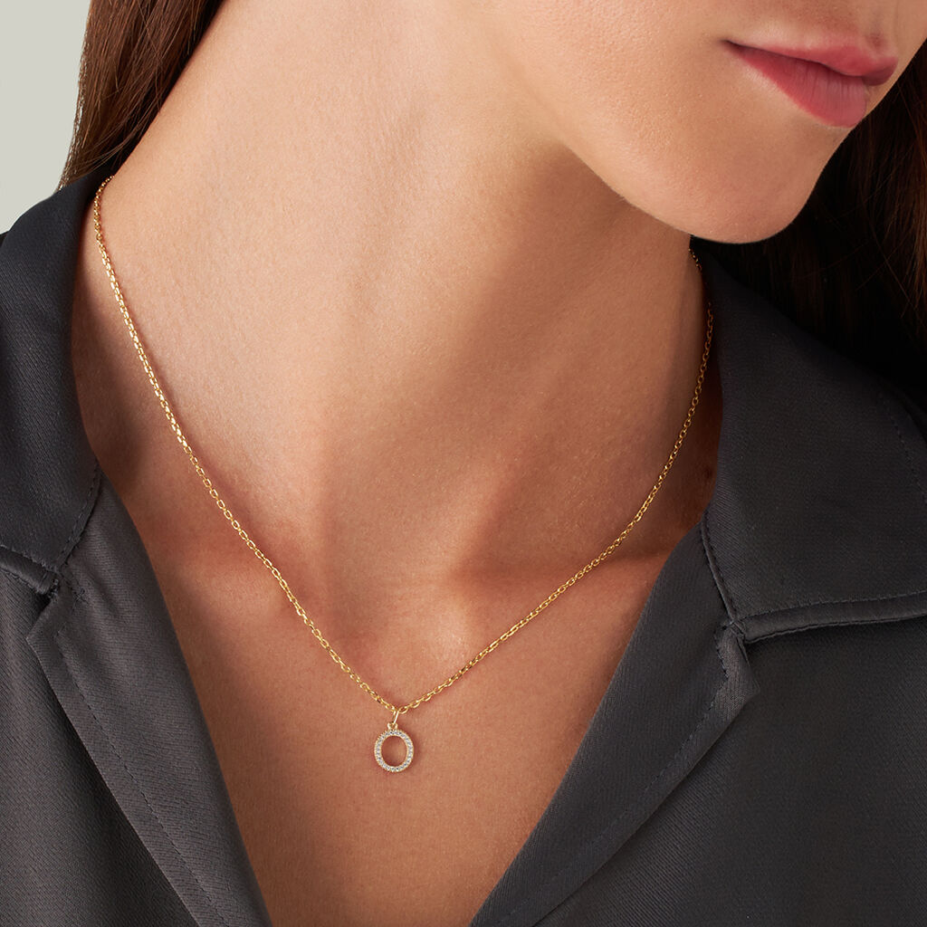 Pendente Poème Oro Giallo Cubic Zirconia - Ciondoli Donna | Stroili