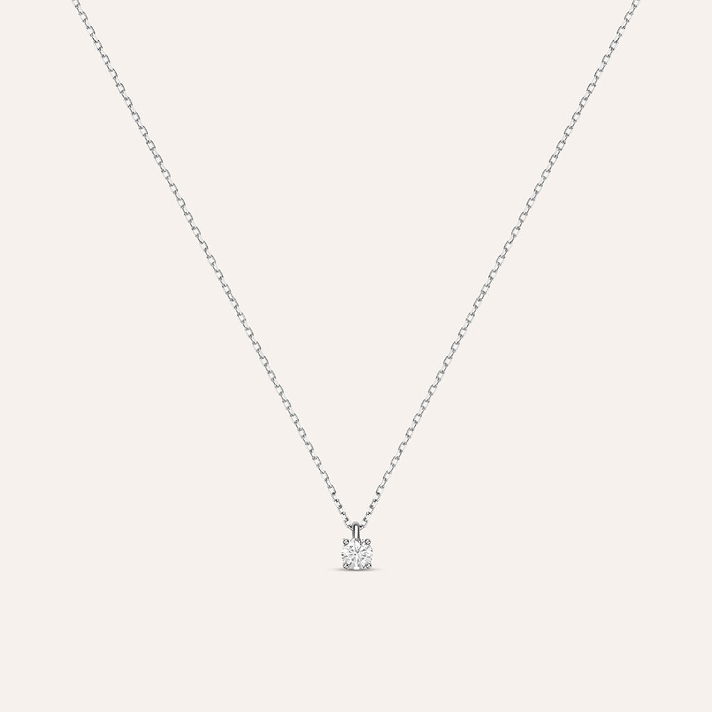 Collana Punto Luce Firmamenti Oro Bianco Diamante