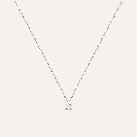 Collana Punto Luce Firmamenti Oro Bianco Diamante - Collane Punto Luce Donna | Stroili