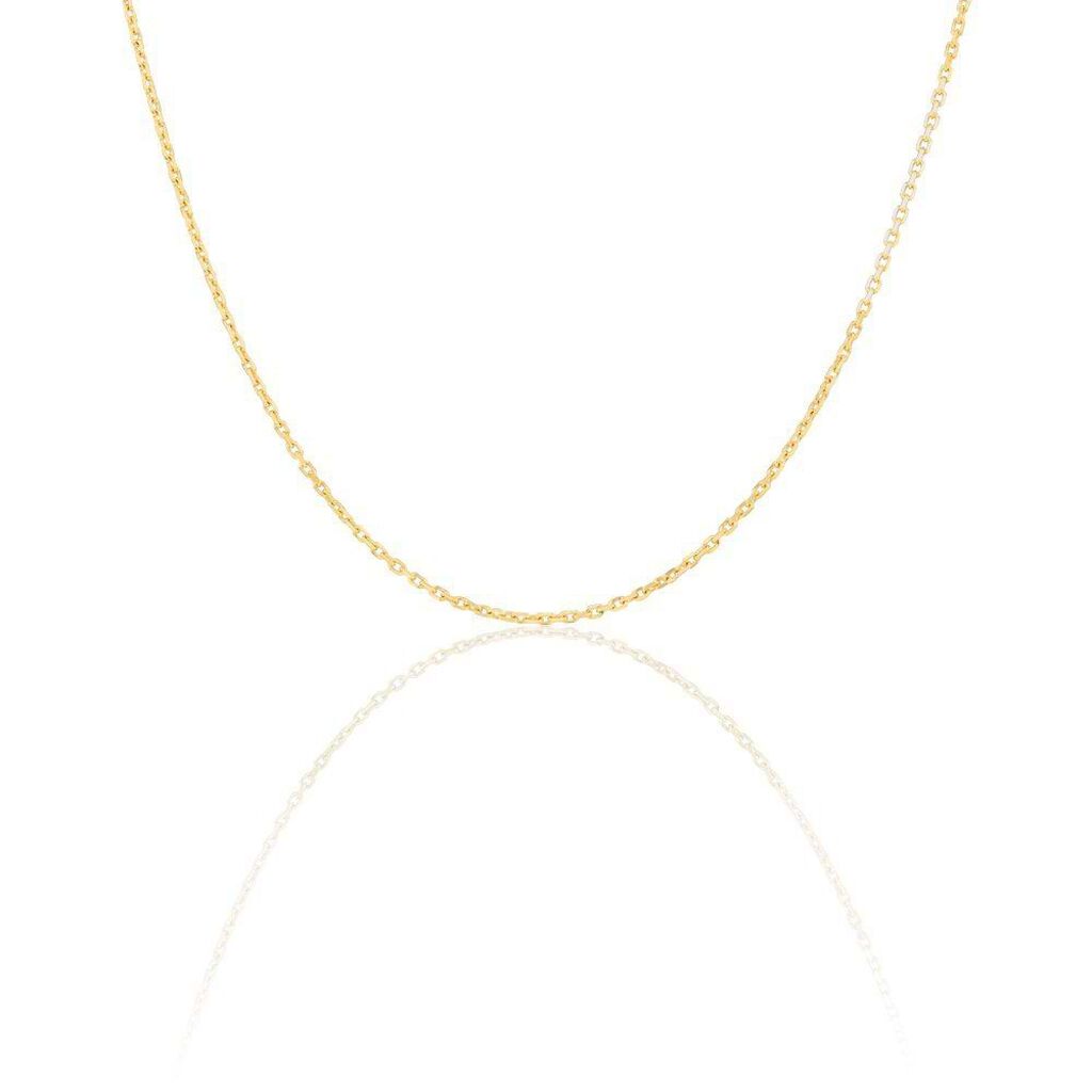 Collana catena in oro giallo
