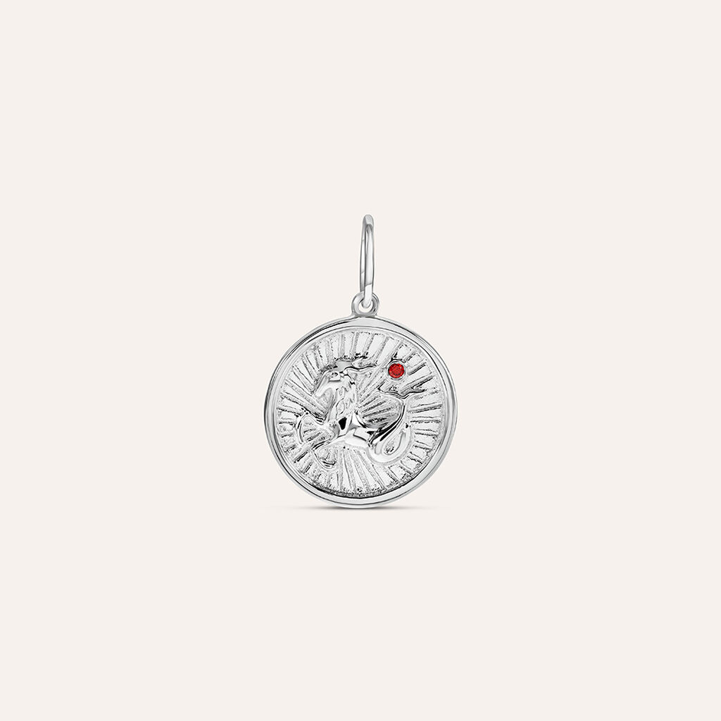 Pendente Love Beats Argento Rodiato Cubic Zirconia