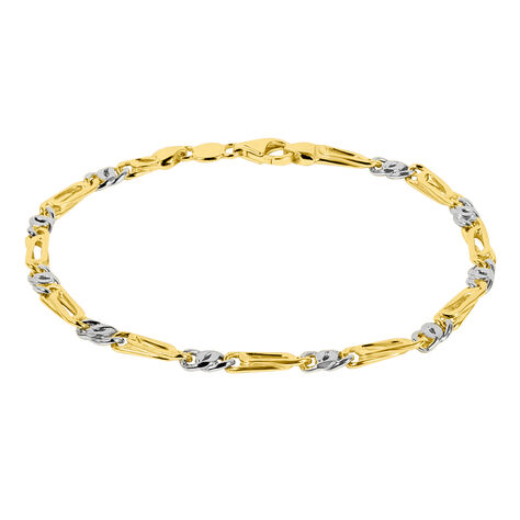 Bracciale Catena L'homme Or Oro Bicolore - Bracciali Uomo | Stroili