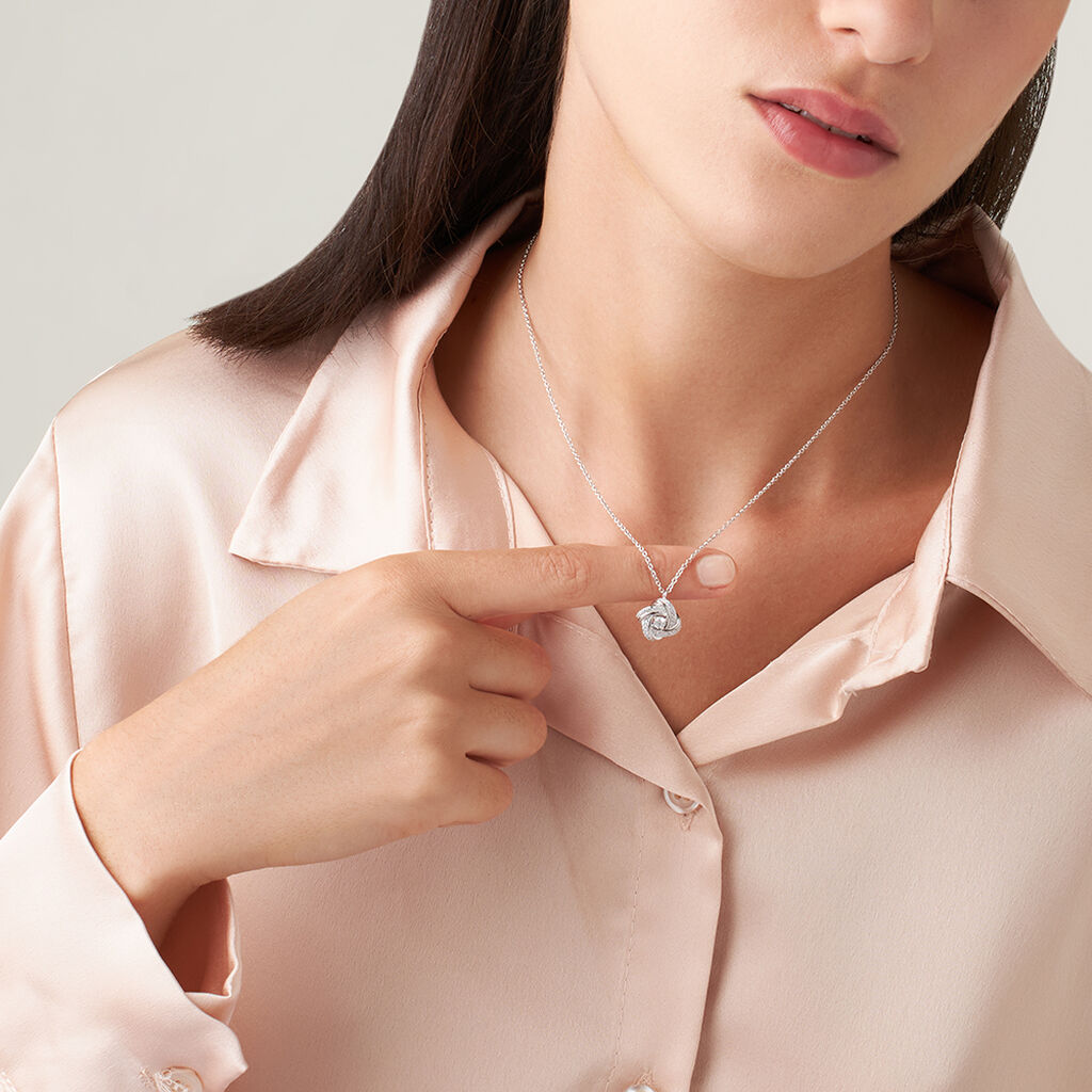 Collana Silver Elegance Argento Rodiato Cubic Zirconia - Collane Donna | Stroili