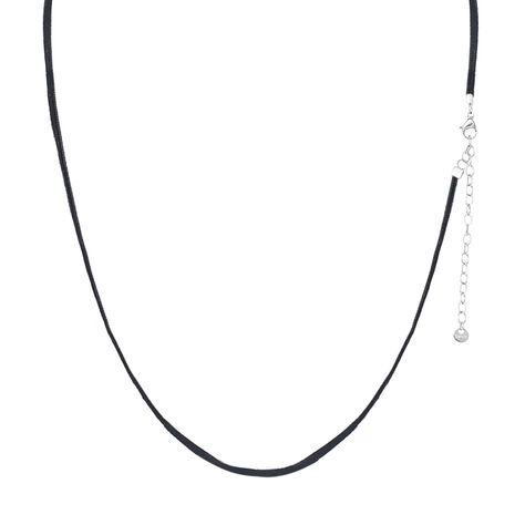 Choker Lady Code Acciaio e Velluto - Catenina Unisex | Stroili