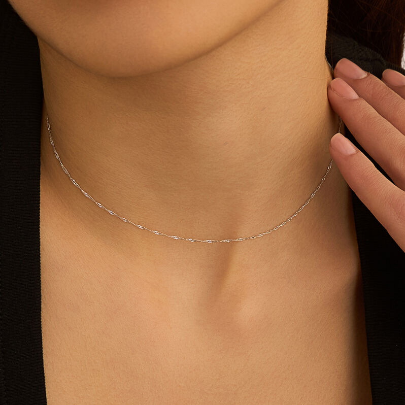 Catenina Poème Oro Bianco - Catenina Donna | Stroili
