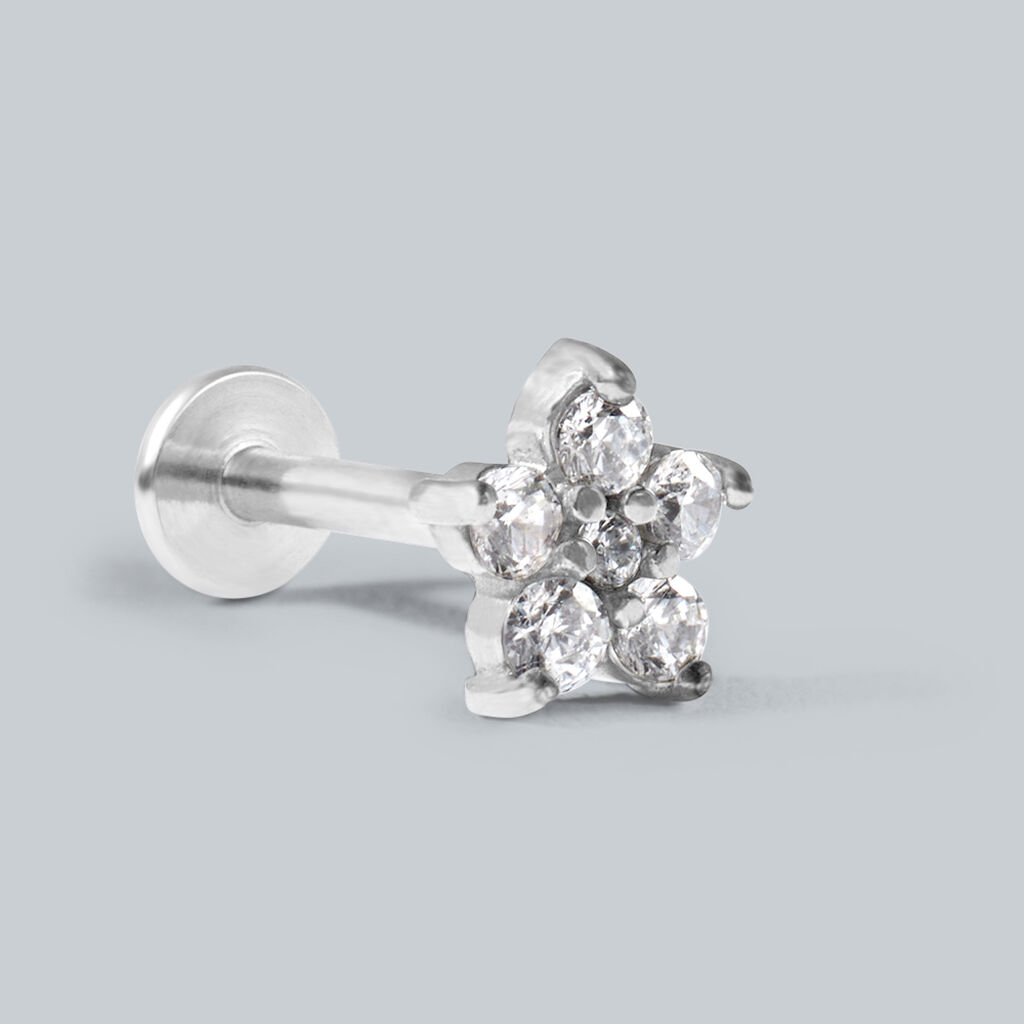 Piercing Orecchio Tragus Helix Conch Lady Code Acciaio Cristallo - Piercing Orecchio Donna | Stroili