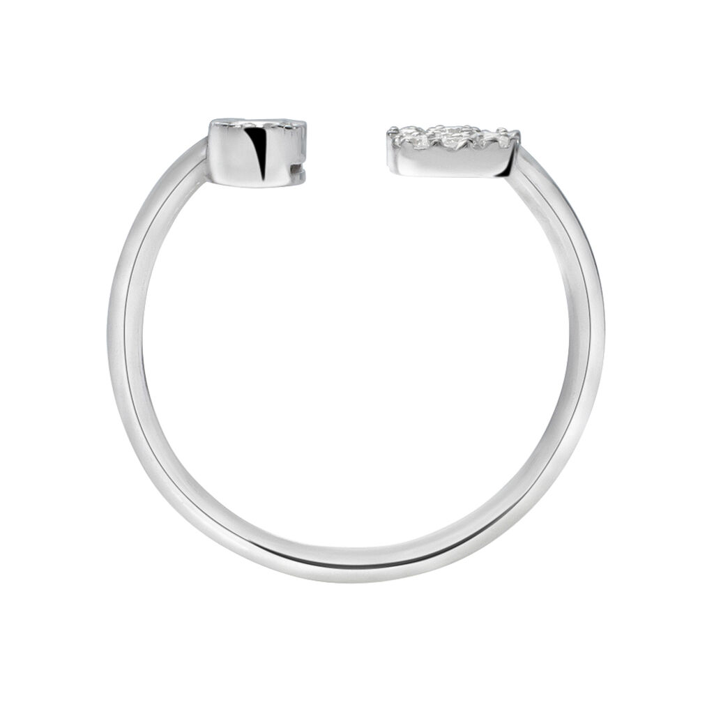 Anello Fantasia Silver Moments Argento Rodiato Cubic Zirconia - Anelli con Pietre Donna | Stroili