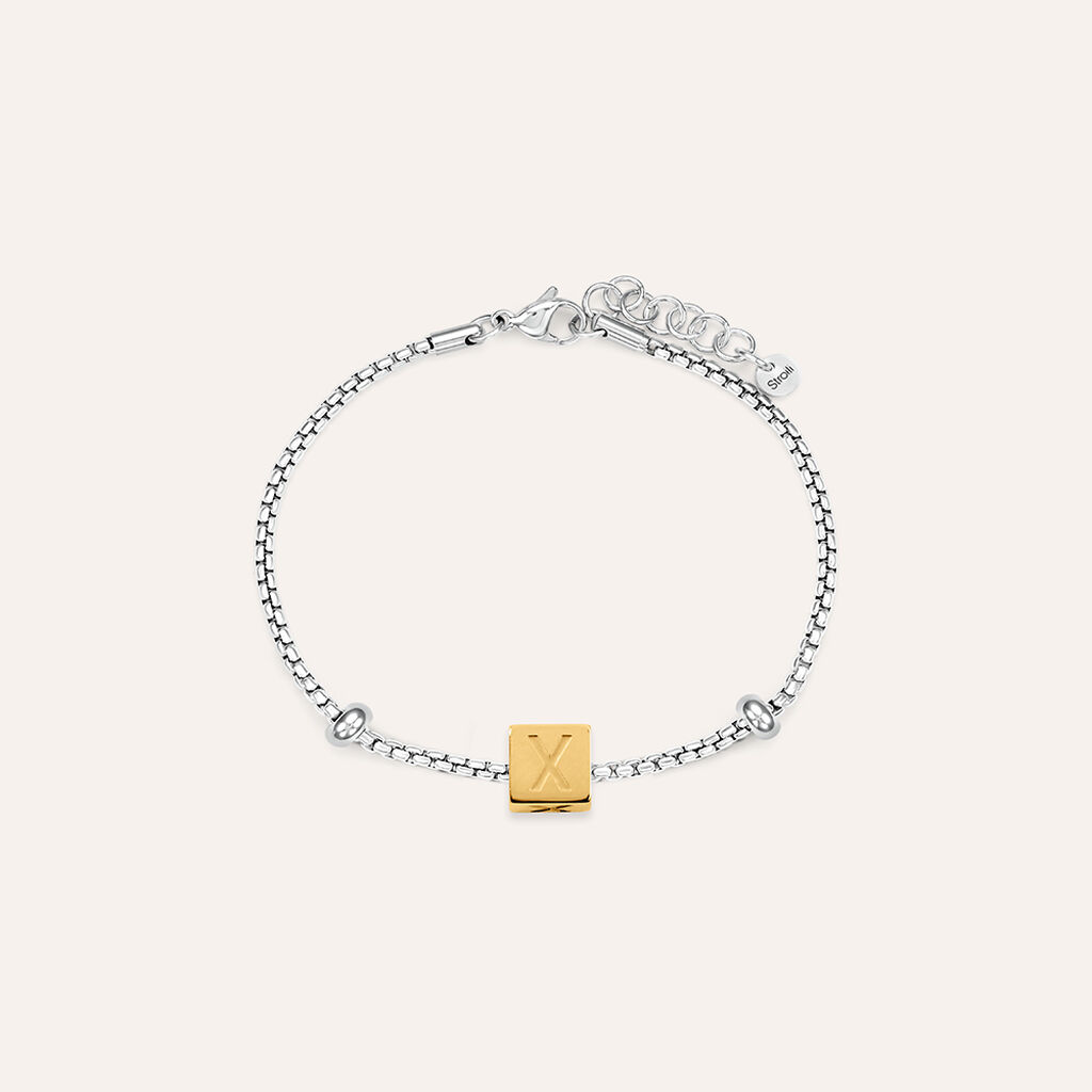 Bead Essential Code Acciaio Dorato