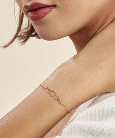 Bracciale Silver Collection Argento Rosa