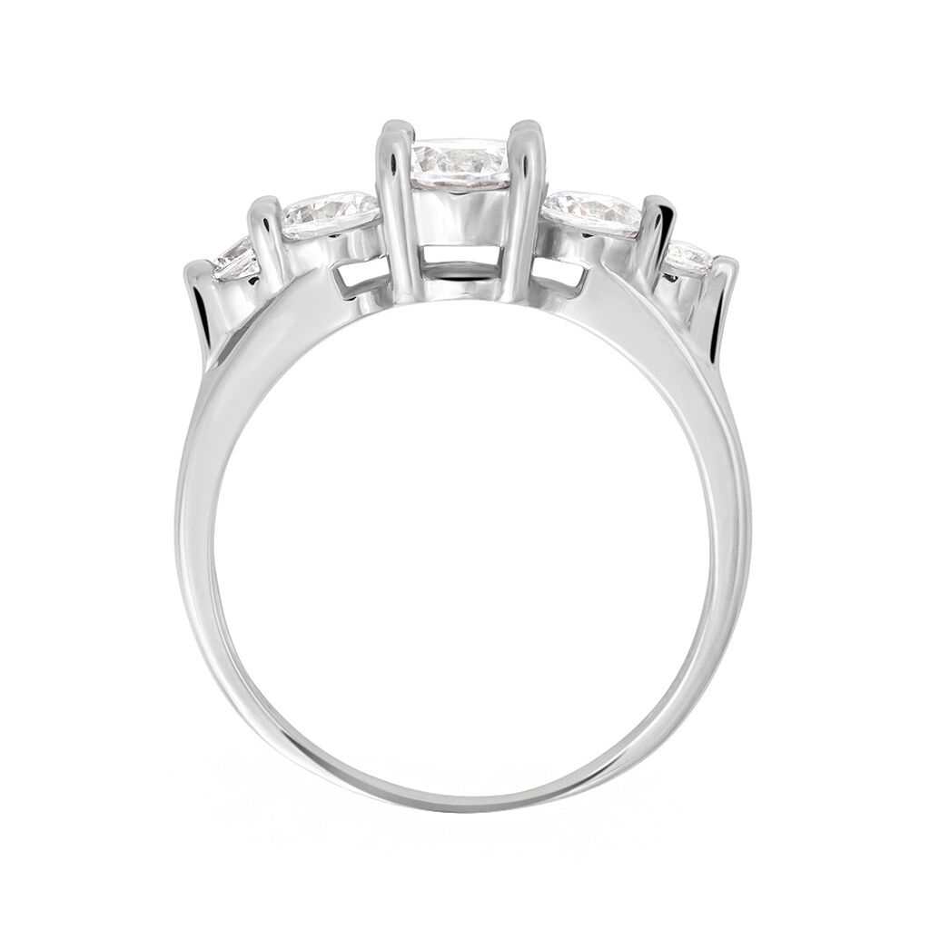 Anello Riviere Silver Elegance Argento Rodiato Cubic Zirconia - Anelli Riviere Donna | Stroili