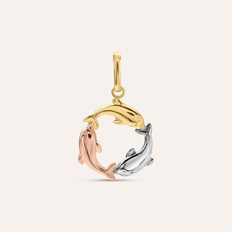 Pendente Jolie Oro Tricolore - Ciondoli Donna | Stroili