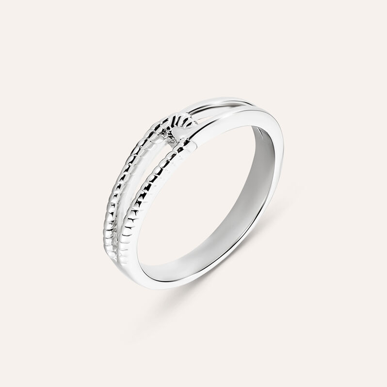 Anello Fantasia Silver Collection Argento Rodiato - Anelli Donna | Stroili