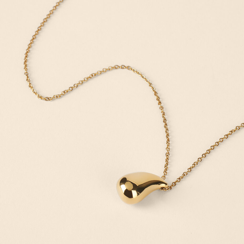 Collana Radiance Acciaio Dorato