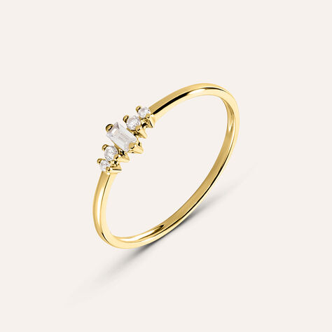 Anello Fantasia Claire Oro Giallo Cubic Zirconia - Anelli con Pietre Donna | Stroili